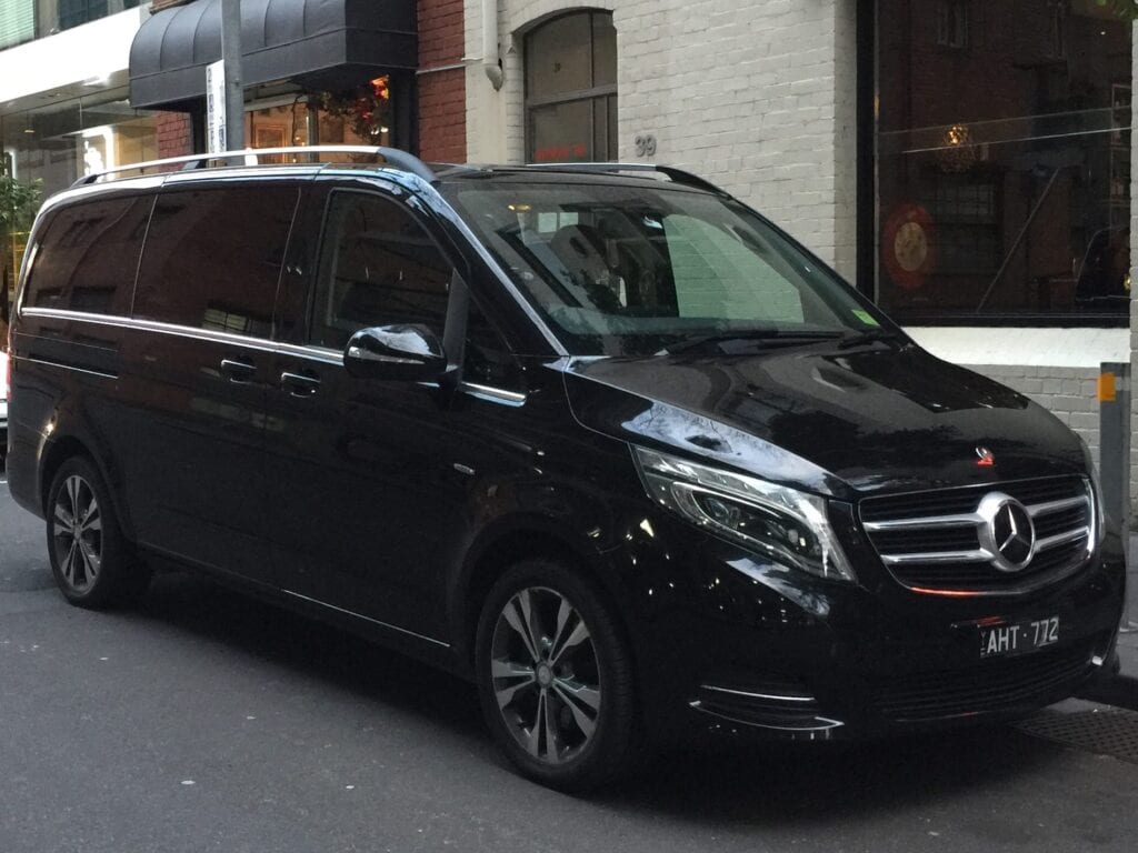 flybus minibus hire fleet mercedes-benz sprinter 16 seater minibus black color